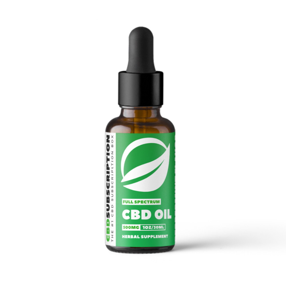 CBD Subscription - Full Spectrum CBD Oil (500mg) | CBDSubscription.com